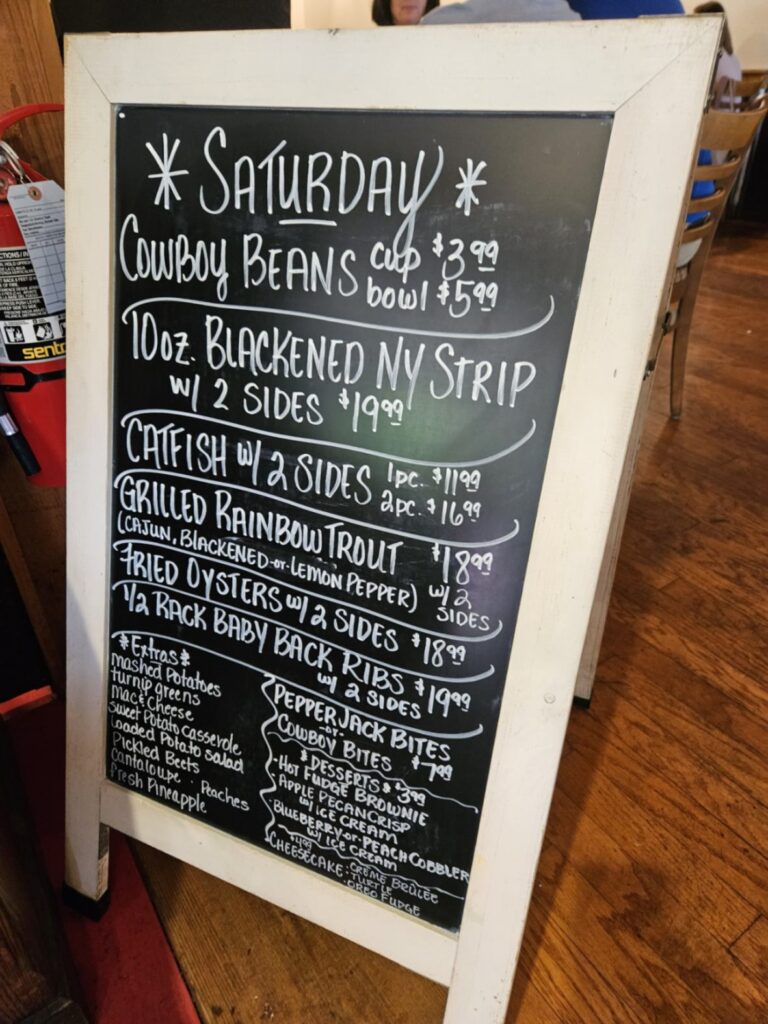 Almost on The Lake Menu 7